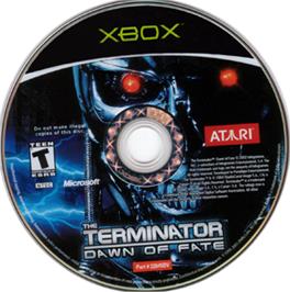 Artwork on the CD for Terminator - Un Autre Futur, The on the Microsoft Xbox.