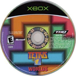 Artwork on the CD for Tetris Worlds on the Microsoft Xbox.