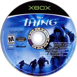 Artwork on the CD for Thing, The on the Microsoft Xbox.