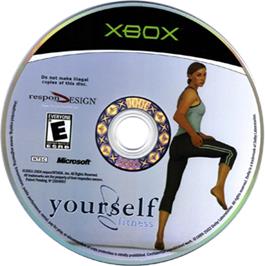 Artwork on the CD for Yourself!Fitness on the Microsoft Xbox.