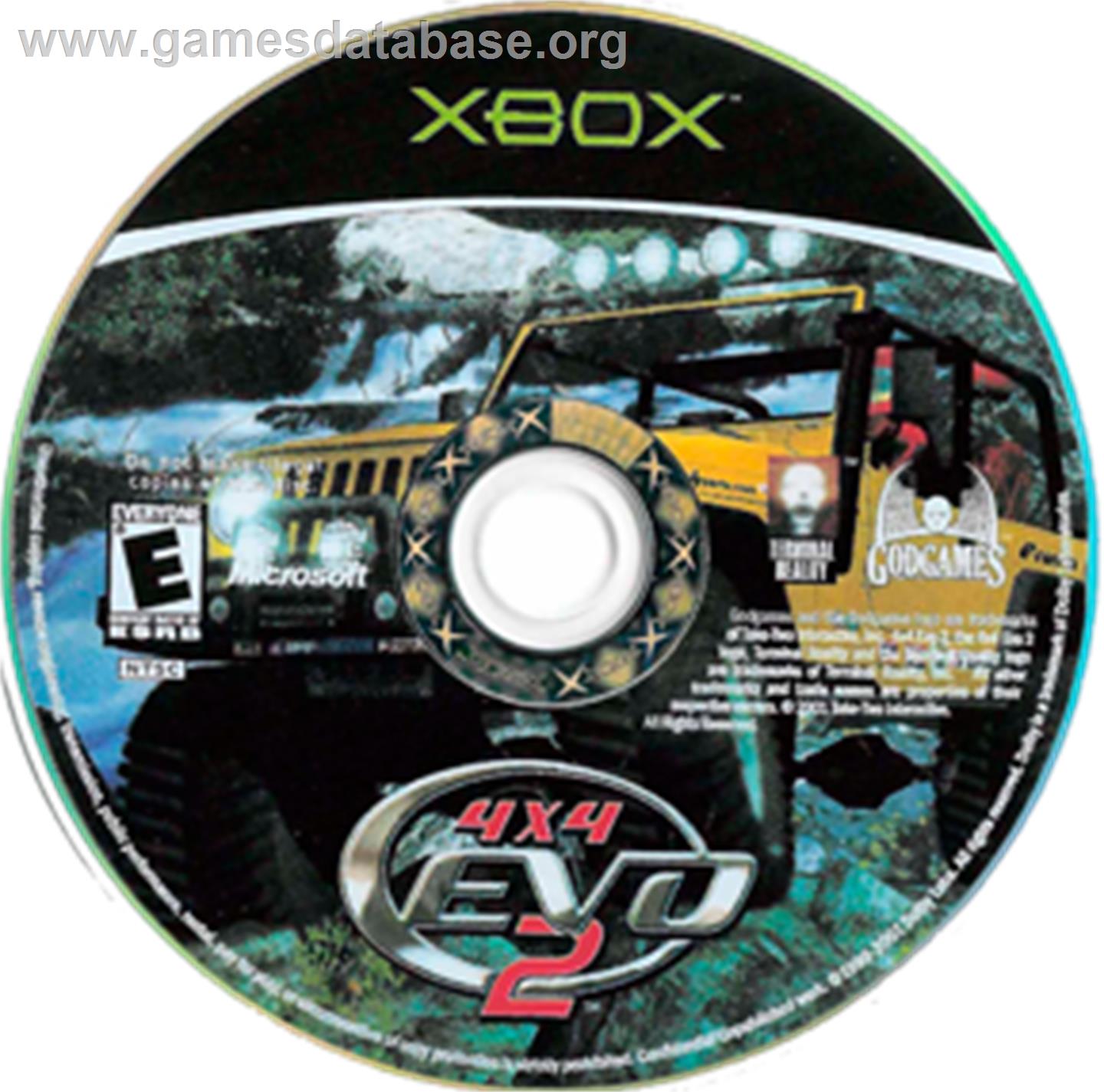 4x4 Evo 2 - Microsoft Xbox - Artwork - CD