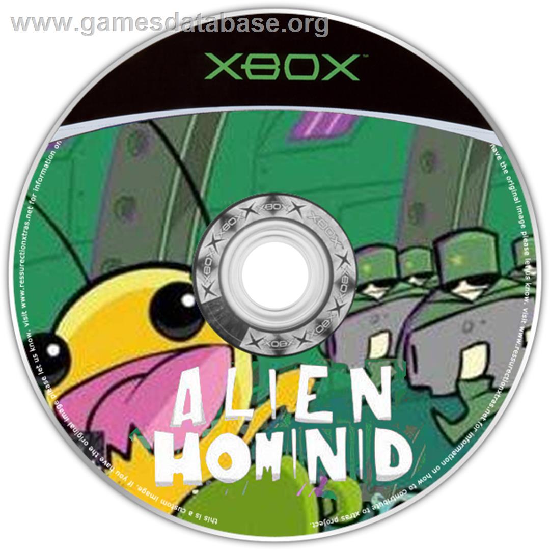 Alien Hominid - Microsoft Xbox - Artwork - CD