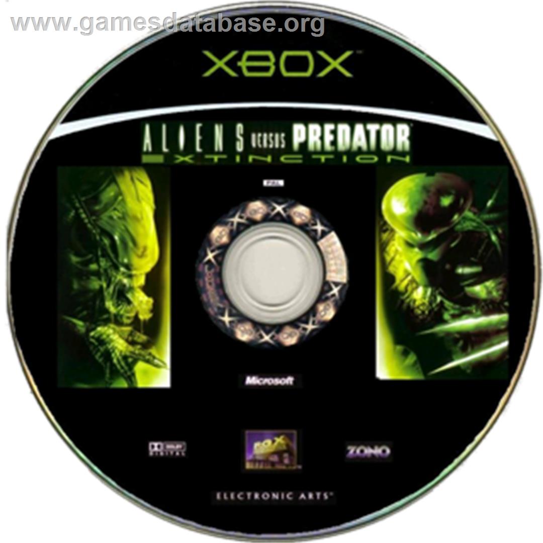 Aliens vs. Predator: Extinction - Microsoft Xbox - Artwork - CD
