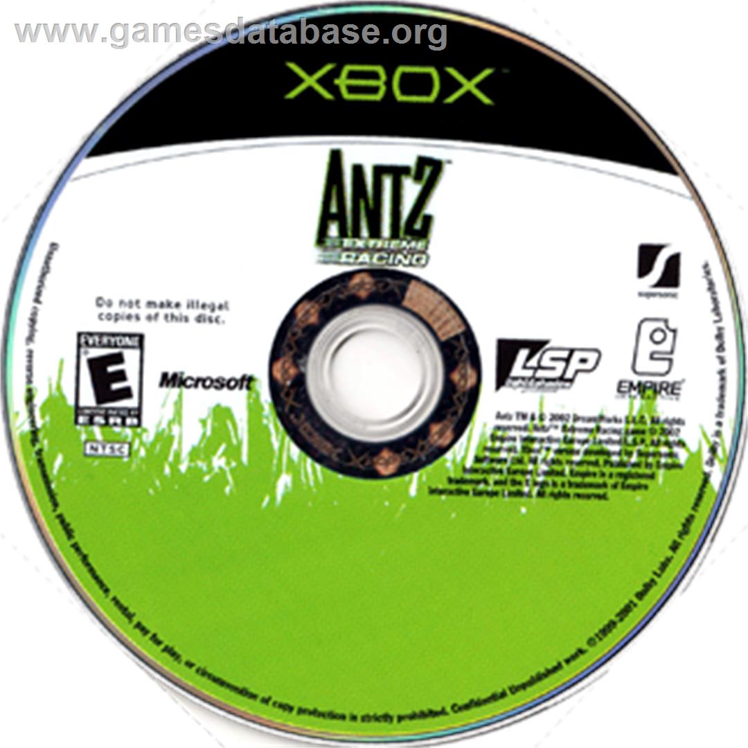 Antz Extreme Racing - Microsoft Xbox - Artwork - CD