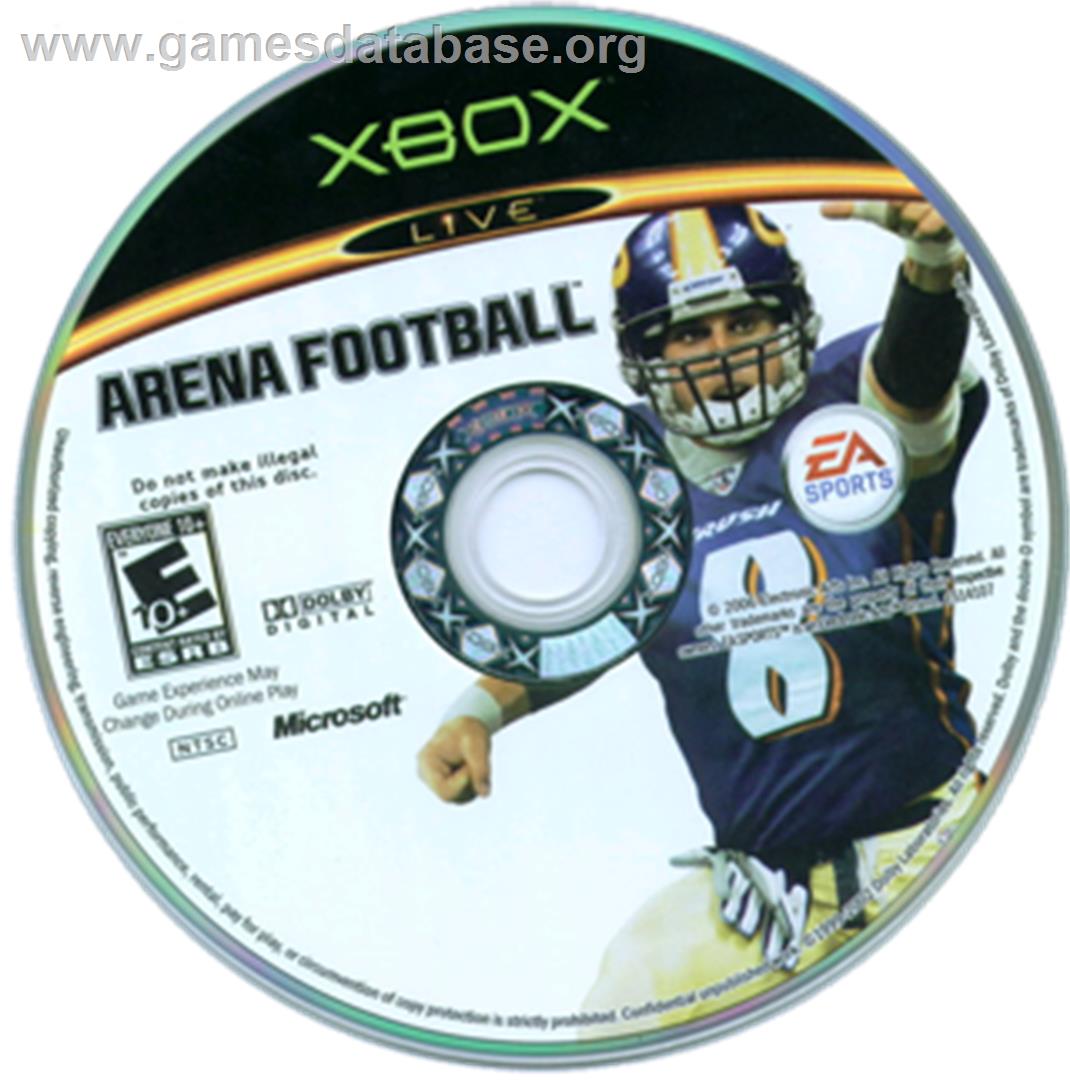 Arena Football - Microsoft Xbox - Artwork - CD