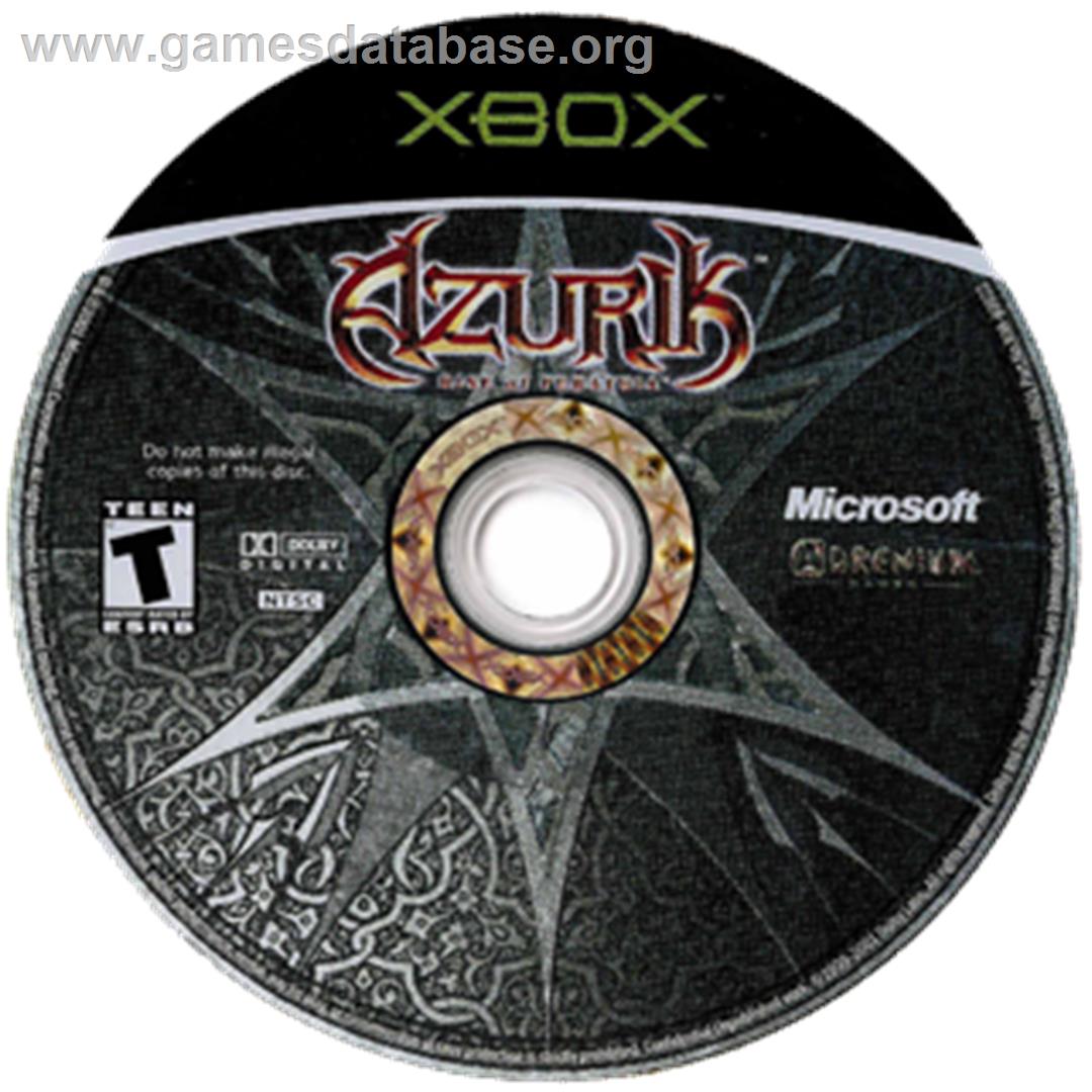 Azurik: Rise of Perathia - Microsoft Xbox - Artwork - CD