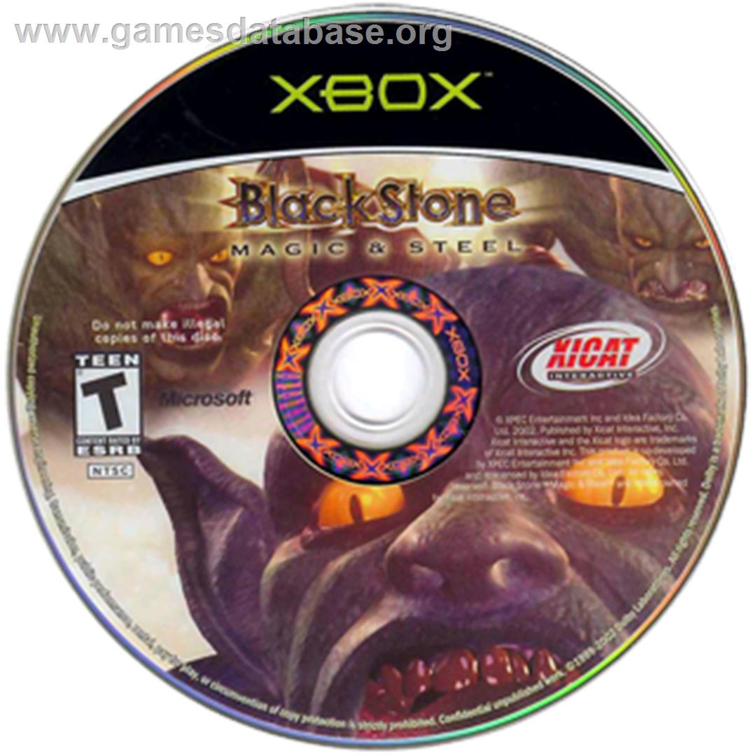 Black Stone: Magic & Steel - Microsoft Xbox - Artwork - CD