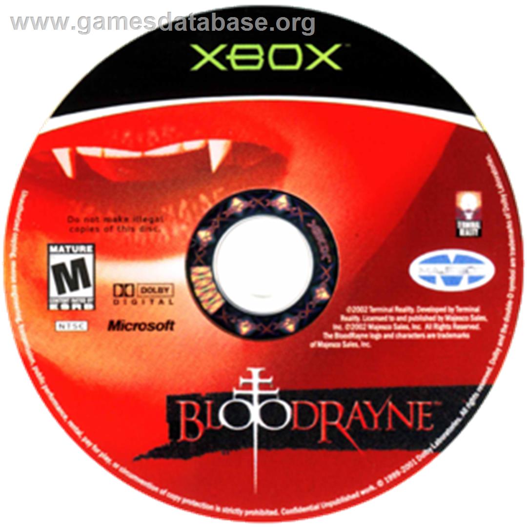 BloodRayne - Microsoft Xbox - Artwork - CD