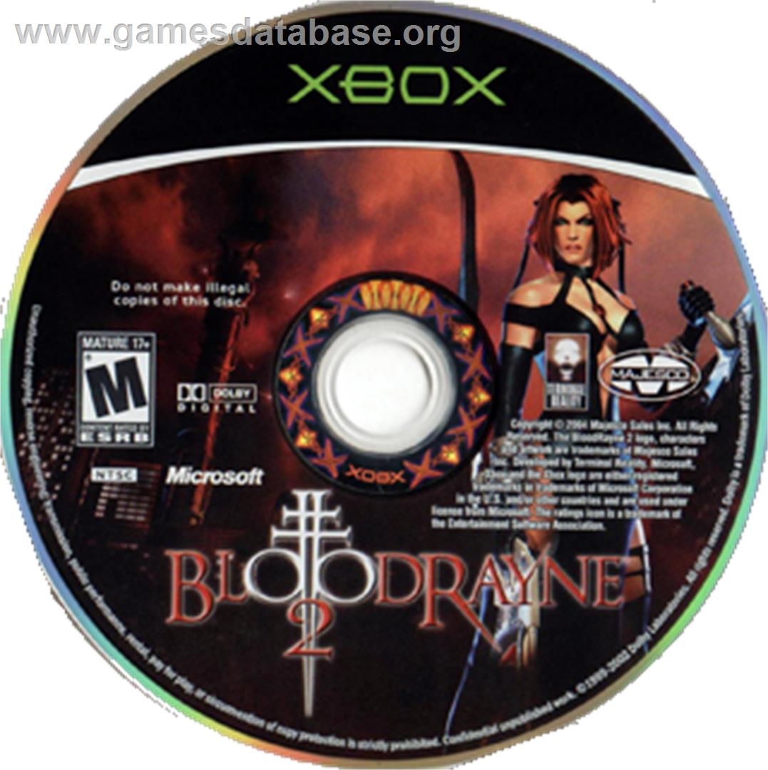 BloodRayne 2 - Microsoft Xbox - Artwork - CD