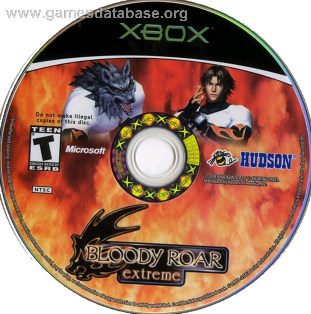 Bloody Roar Extreme - Microsoft Xbox - Artwork - CD