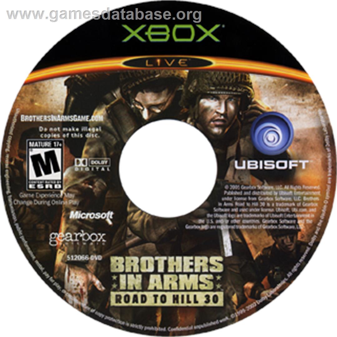 Brothers in Arms: Road to Hill 30 - Microsoft Xbox - Artwork - CD