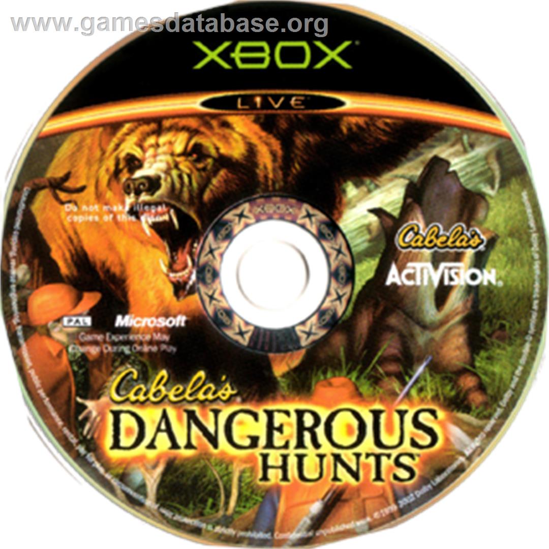 Cabela's Dangerous Hunts - Microsoft Xbox - Artwork - CD