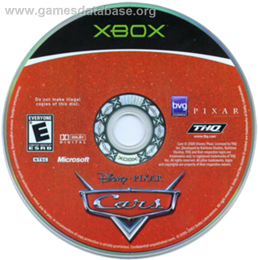 Cars - Microsoft Xbox - Artwork - CD