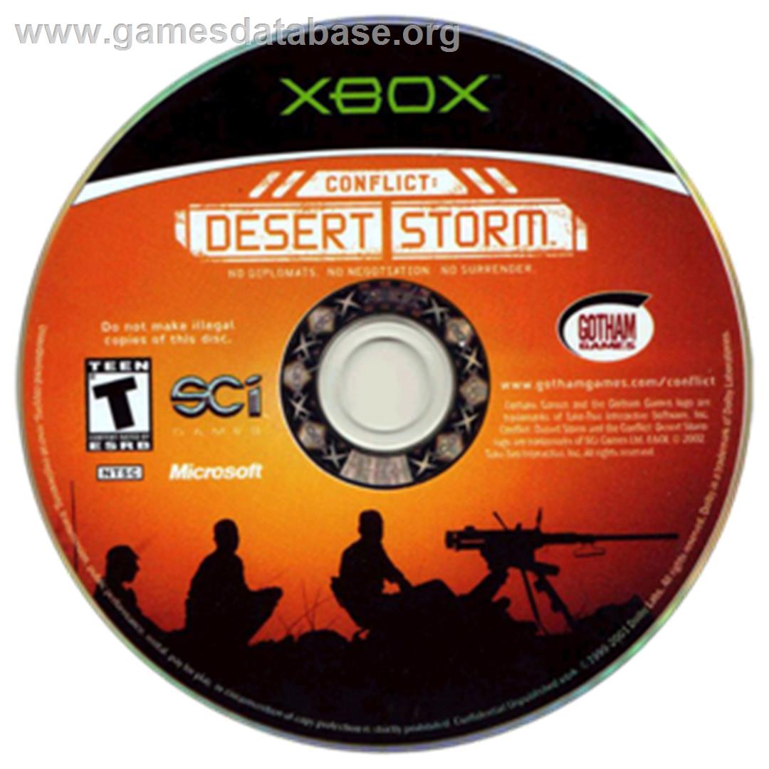 Conflict - Desert Storm - Microsoft Xbox - Artwork - CD