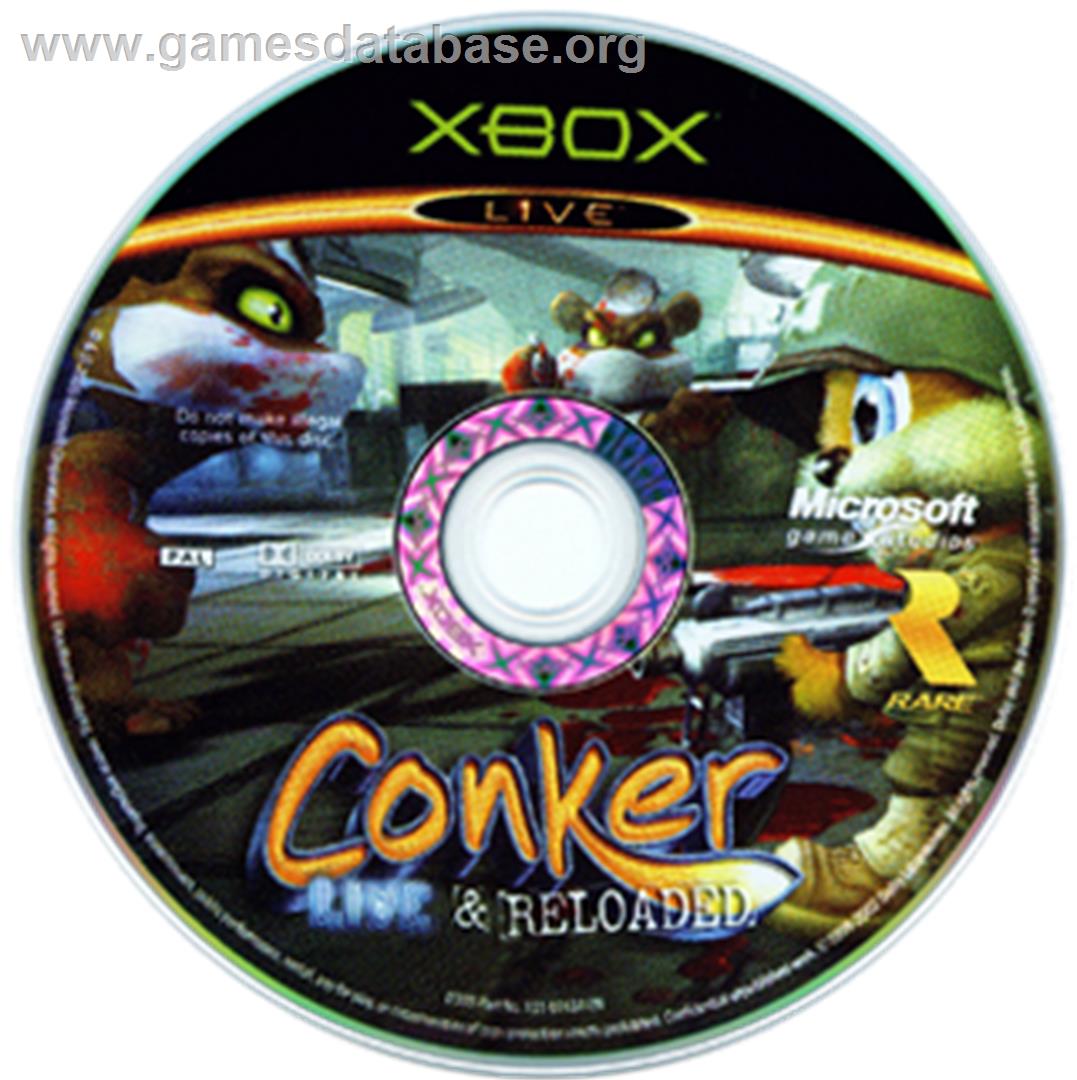 Conker: Live & Reloaded - Microsoft Xbox - Artwork - CD