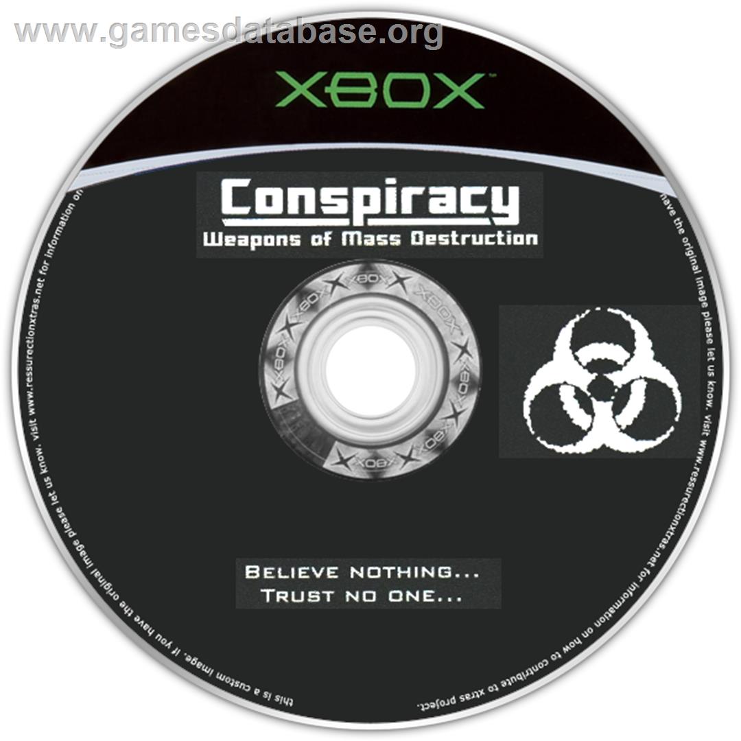 Conspiracy - Weapons Of Mass Destruction - Microsoft Xbox - Artwork - CD