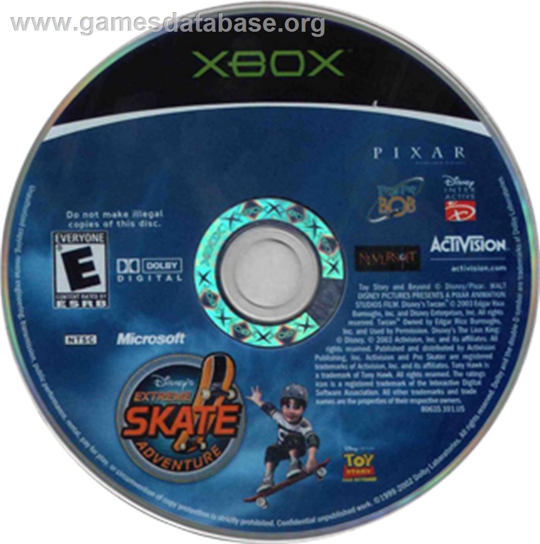 Disney's Extreme Skate Adventure - Microsoft Xbox - Artwork - CD
