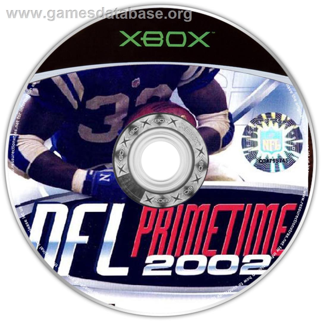ESPN NFL Primetime 2002 - Microsoft Xbox - Artwork - CD