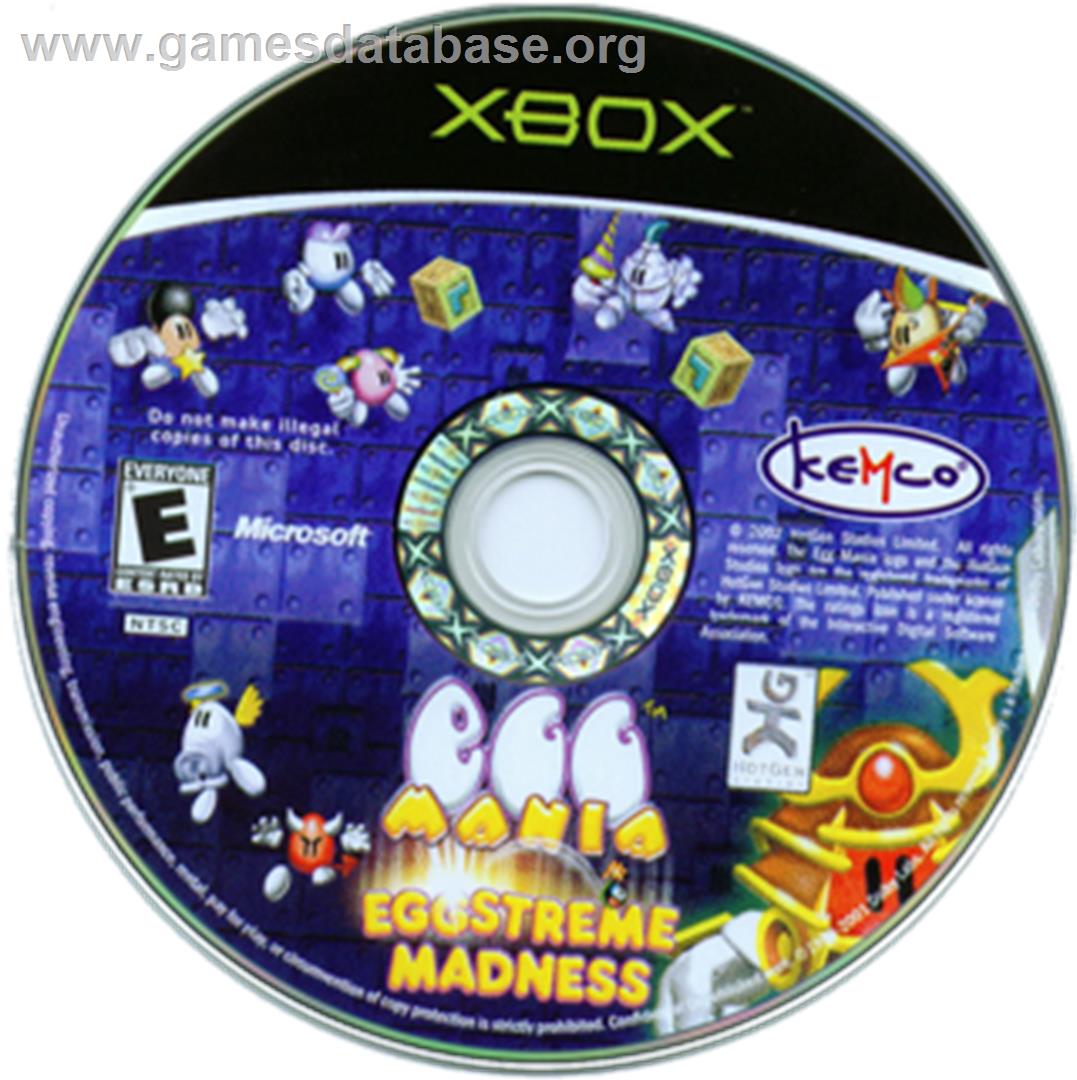Eggo Mania - Microsoft Xbox - Artwork - CD