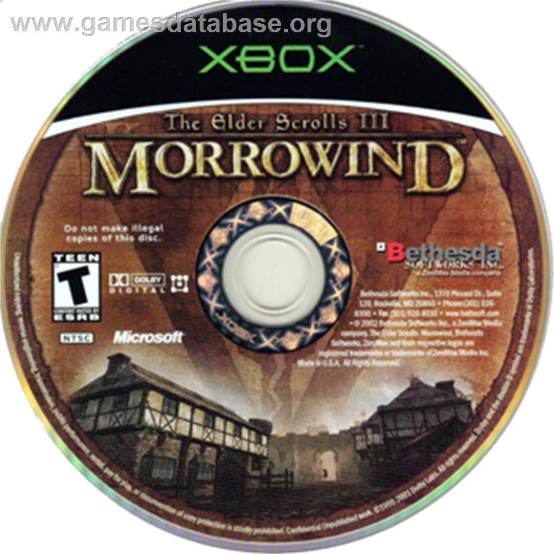 Elder Scrolls 3, The - Morrowind - Microsoft Xbox - Artwork - CD