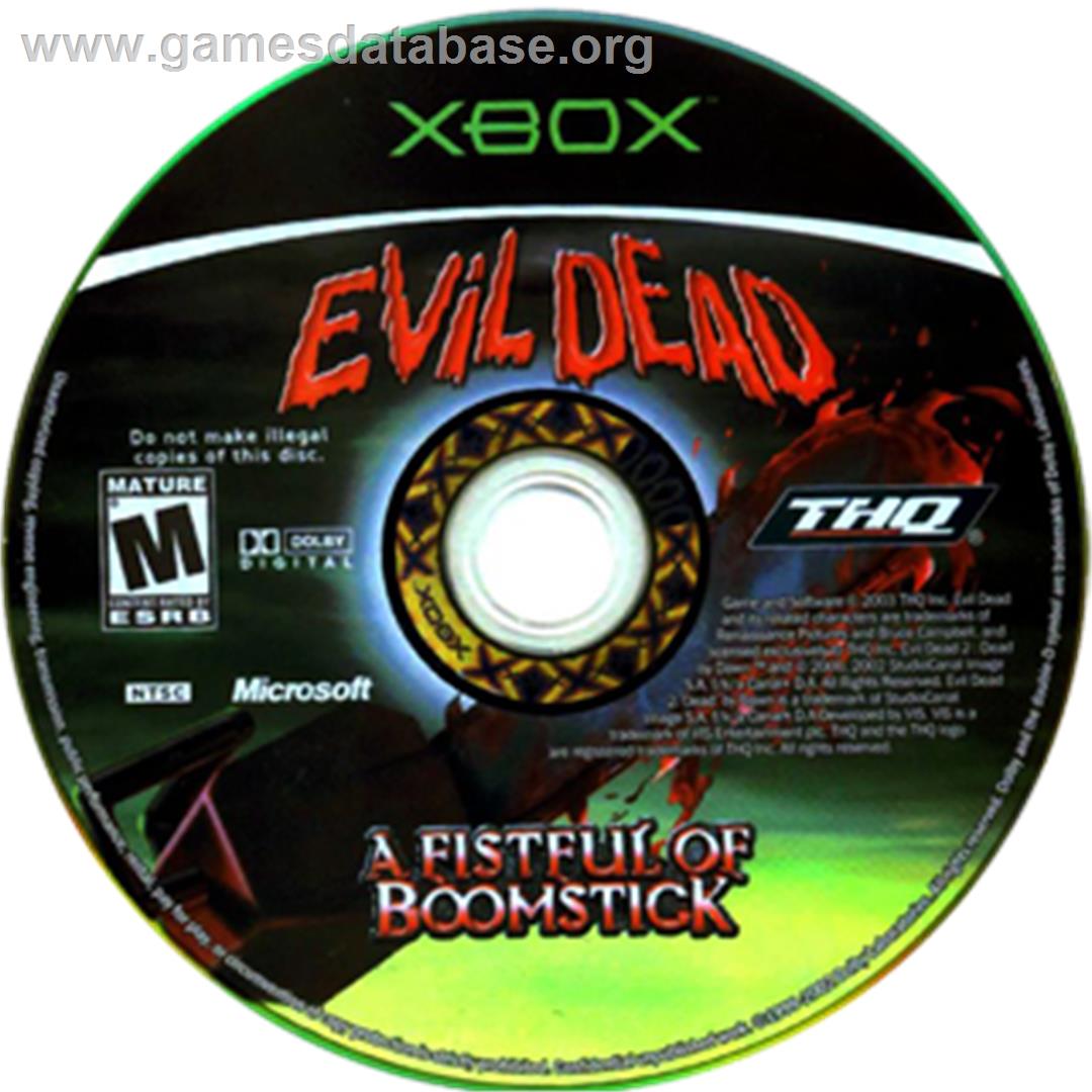 Evil Dead - A Fistful Of Boomstick - Microsoft Xbox - Artwork - CD