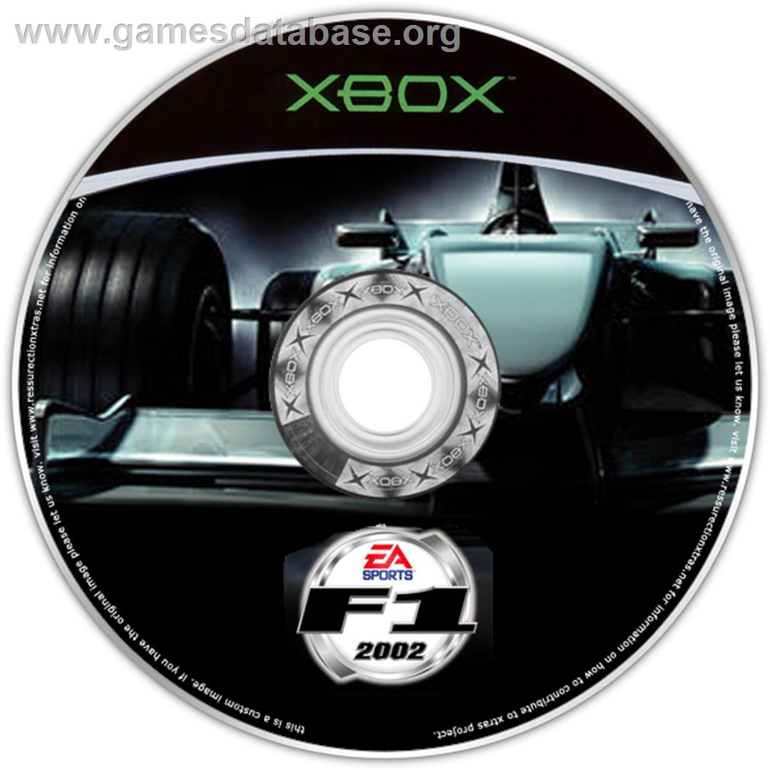 F1 2002 - Microsoft Xbox - Artwork - CD