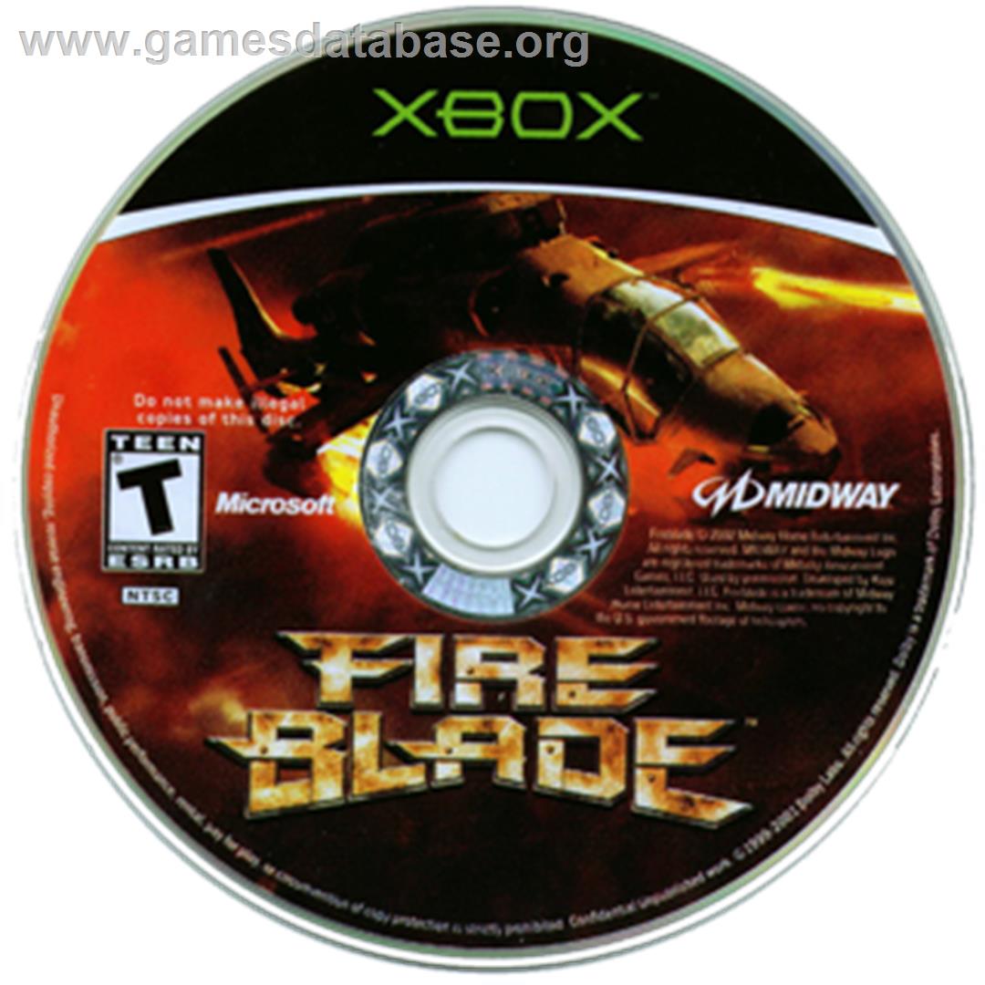 Fireblade - Microsoft Xbox - Artwork - CD
