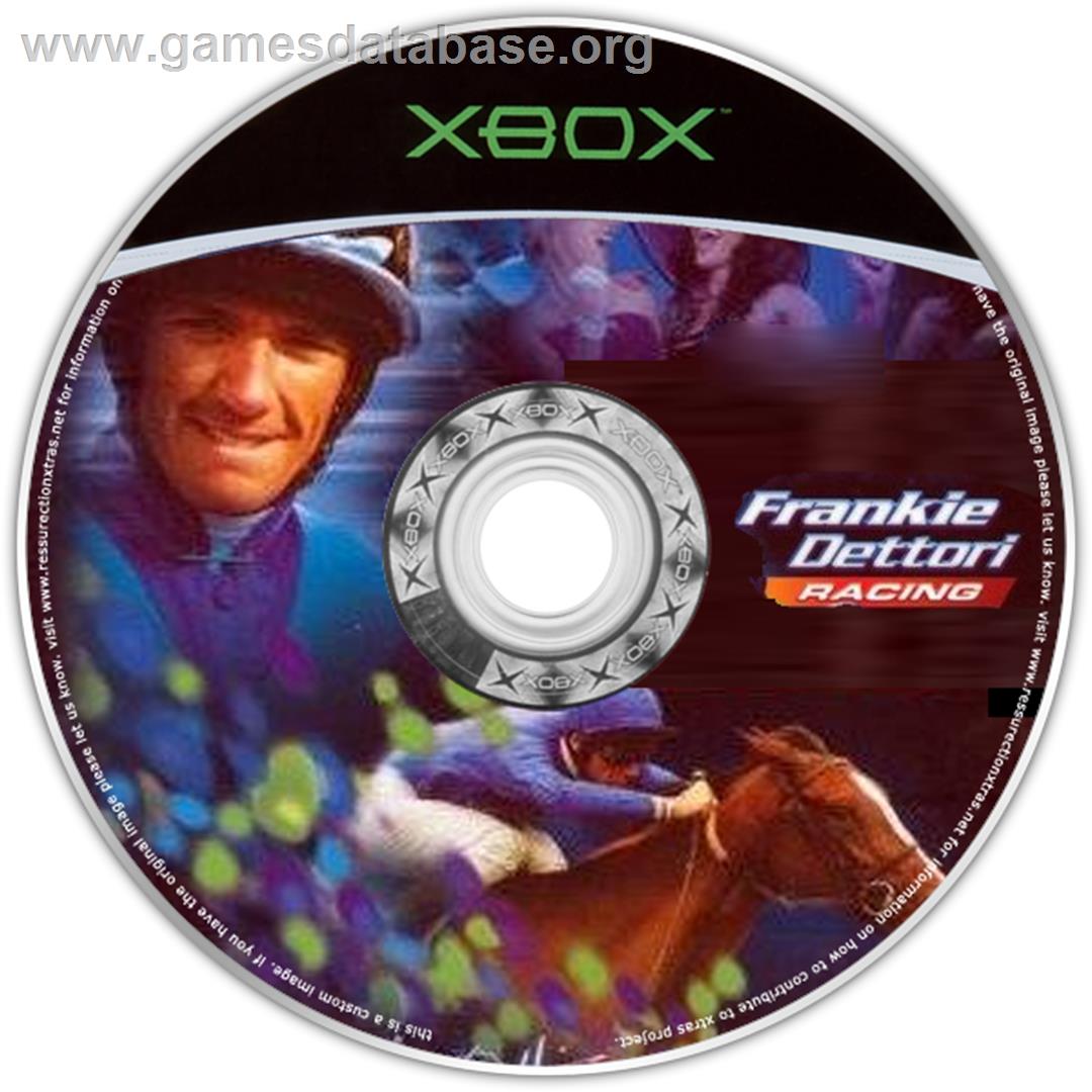 Frankie Dettori Racing - Microsoft Xbox - Artwork - CD