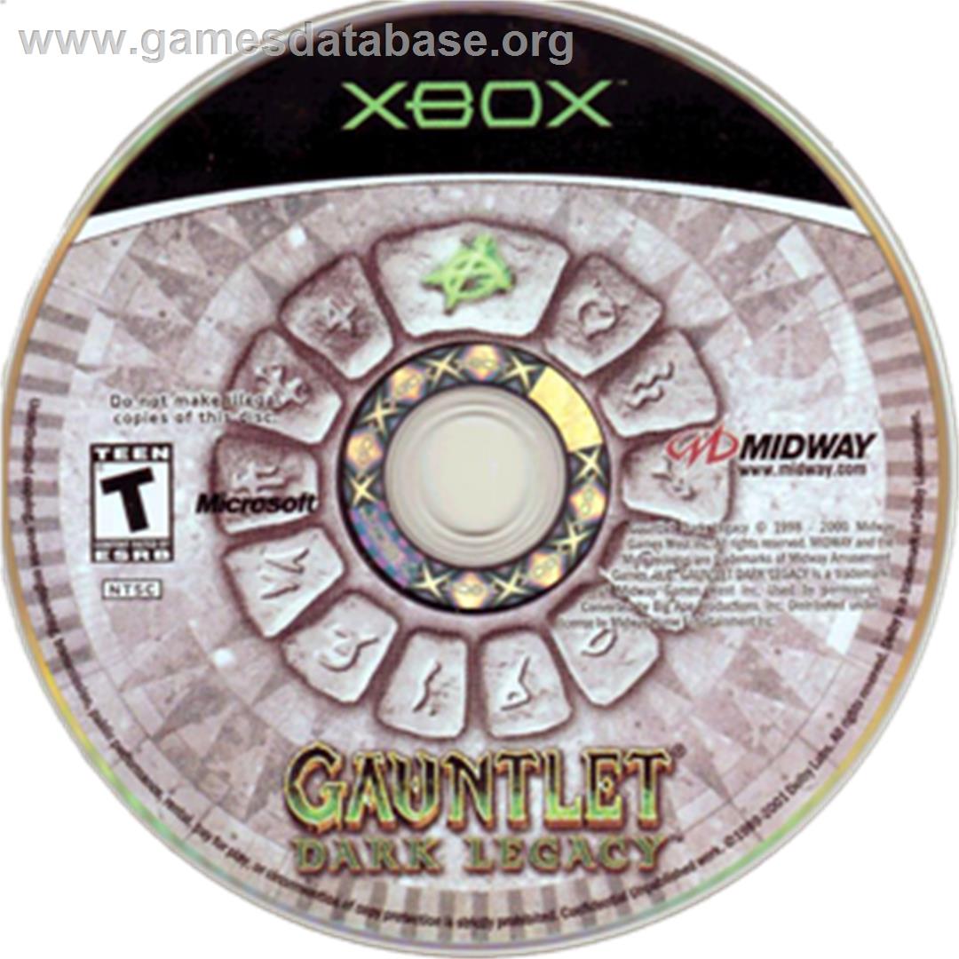Gauntlet - Dark Legacy - Microsoft Xbox - Artwork - CD