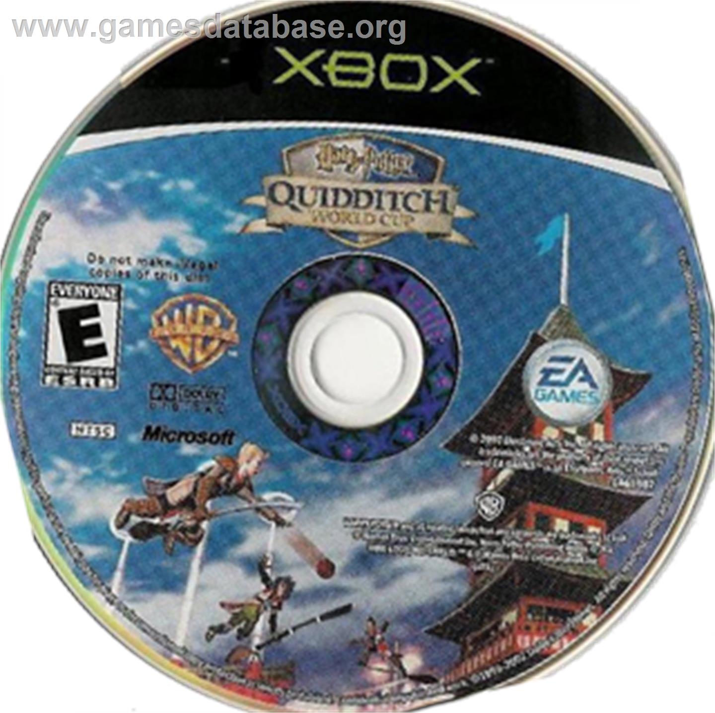 Harry Potter: Quidditch World Cup - Microsoft Xbox - Artwork - CD