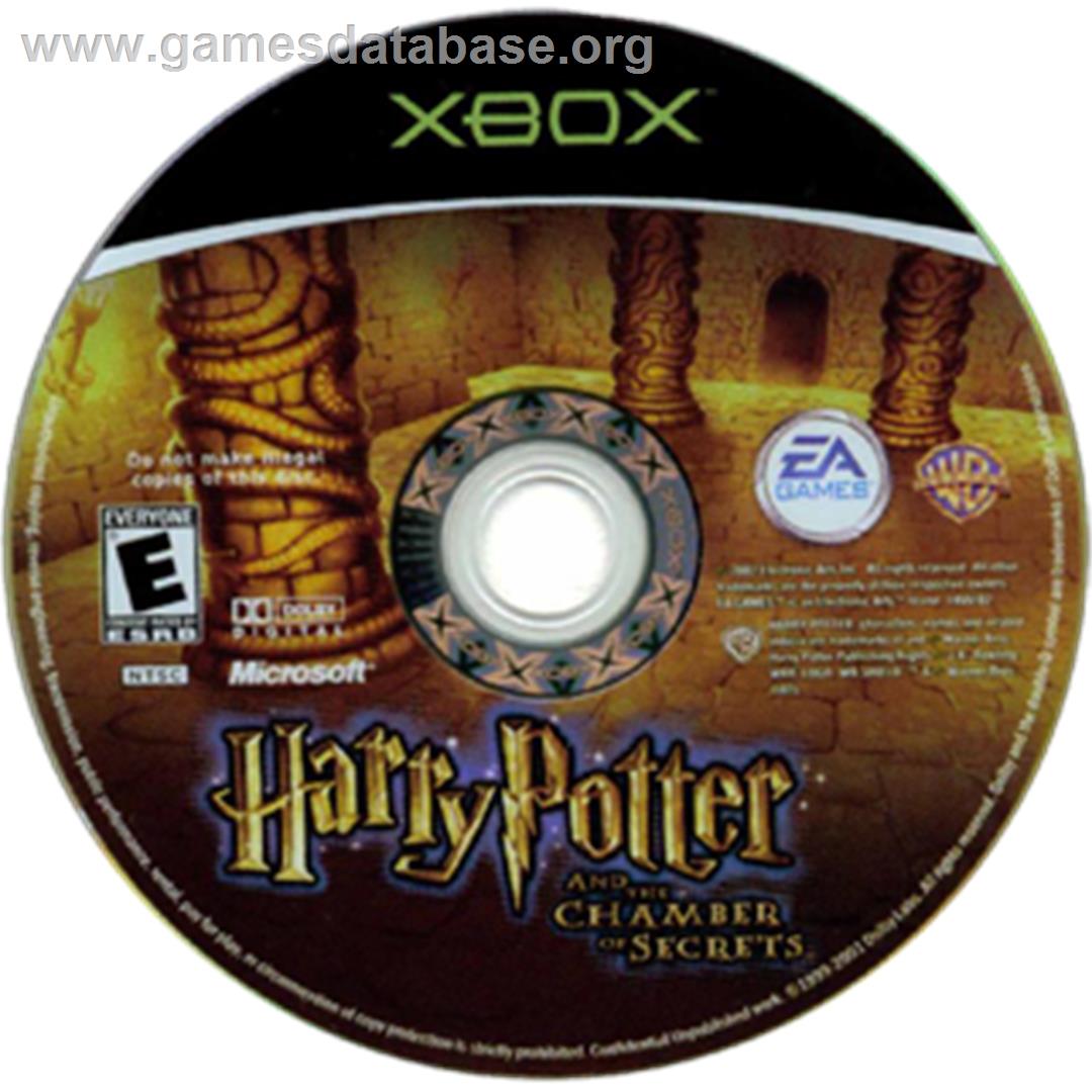 Harry Potter and the Chamber of Secrets - Microsoft Xbox - Artwork - CD