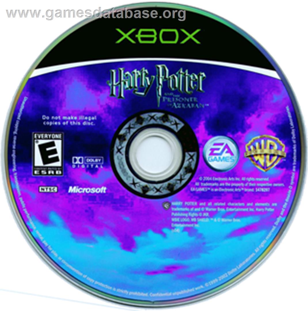 Harry Potter and the Prisoner of Azkaban - Microsoft Xbox - Artwork - CD