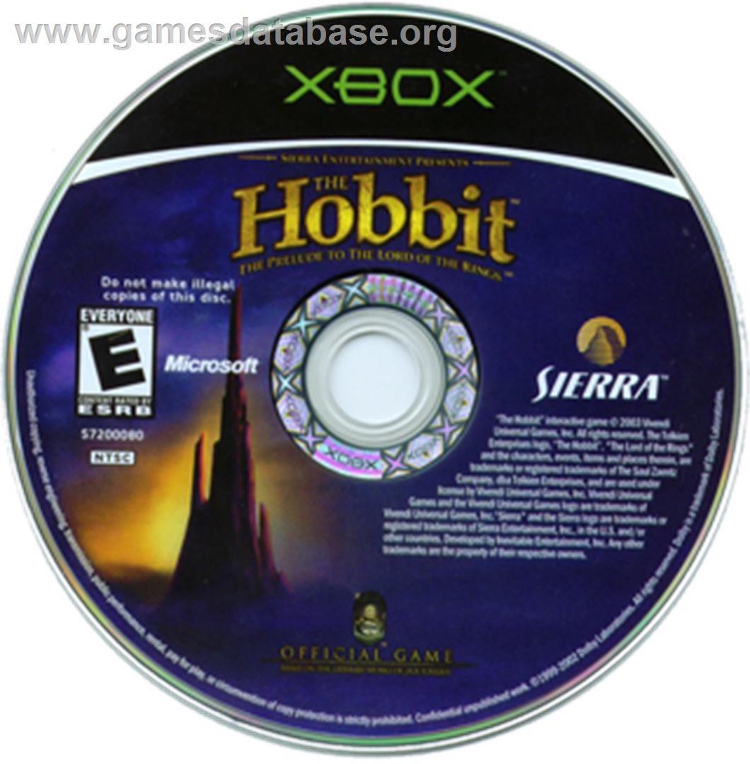 Hobbit, The - Microsoft Xbox - Artwork - CD