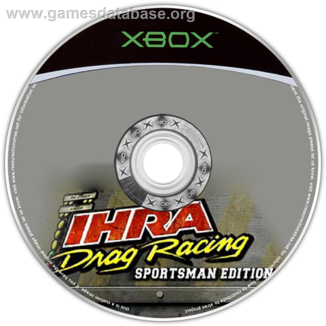 IHRA Drag Racing - Sportsman Edition - Microsoft Xbox - Artwork - CD