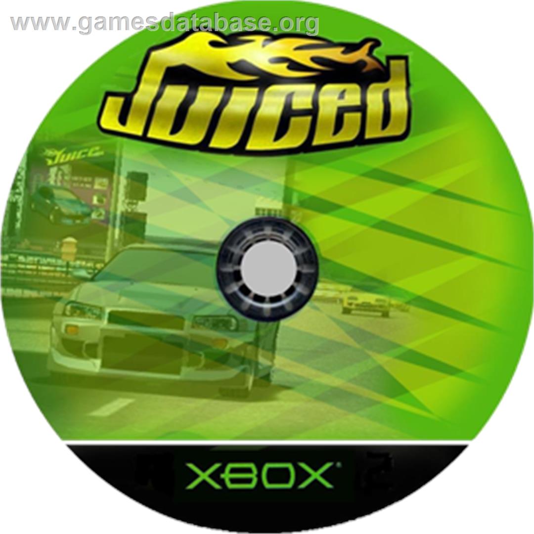 Juiced - Microsoft Xbox - Artwork - CD