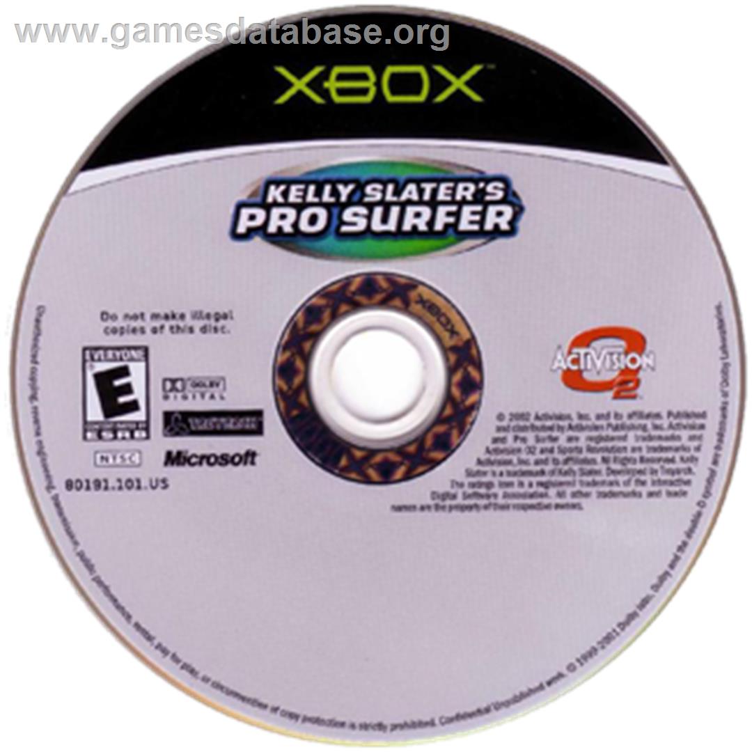Kelly Slater's Pro Surfer - Microsoft Xbox - Artwork - CD