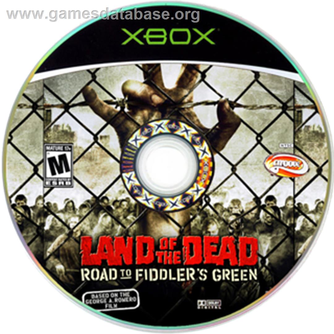 Land of the Dead: Road to Fiddler's Green - Microsoft Xbox - Artwork - CD