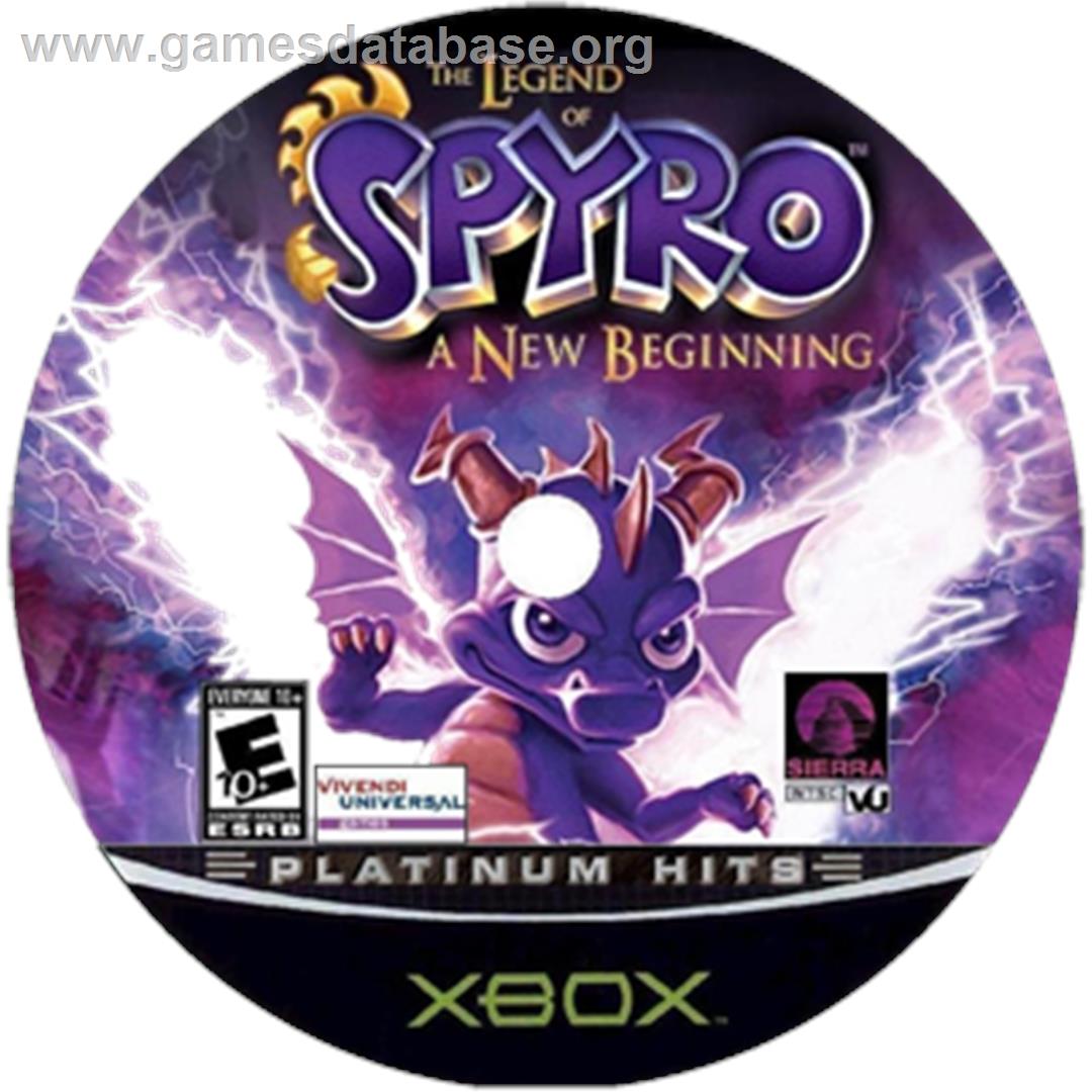 Legend Of Spyro, The - A New Beginning - Microsoft Xbox - Artwork - CD
