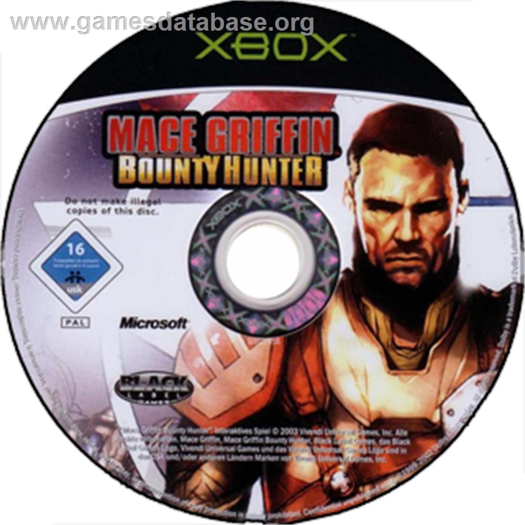 Mace Griffin - Bounty Hunter - Microsoft Xbox - Artwork - CD