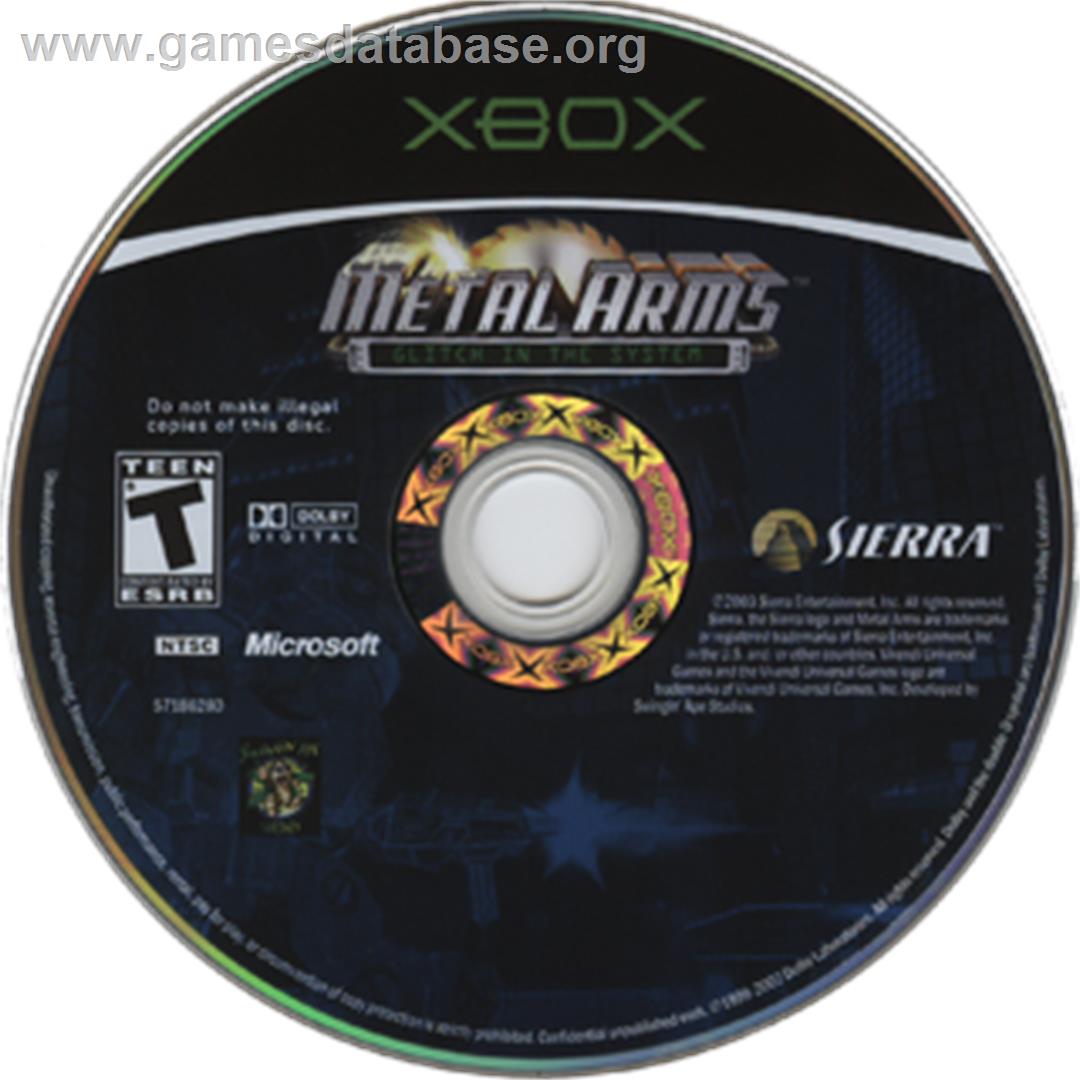 Metal Arms: Glitch in the System - Microsoft Xbox - Artwork - CD