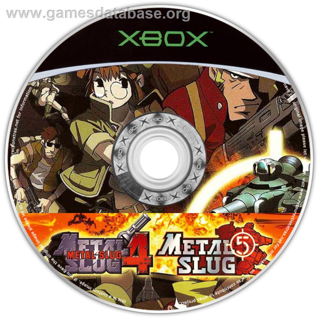 Metal Slug 4 & 5 - Microsoft Xbox - Artwork - CD