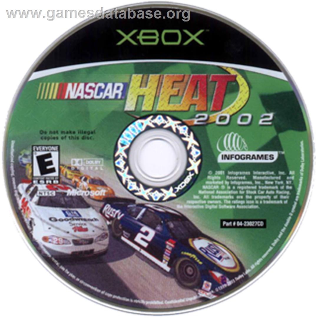 NASCAR Heat 2002 - Microsoft Xbox - Artwork - CD