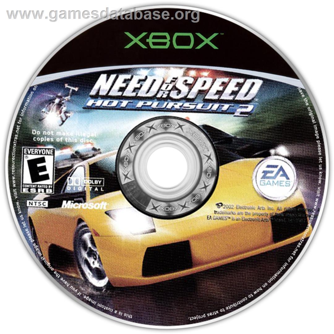 Need for Speed: Hot Pursuit 2 - Microsoft Xbox - Artwork - CD