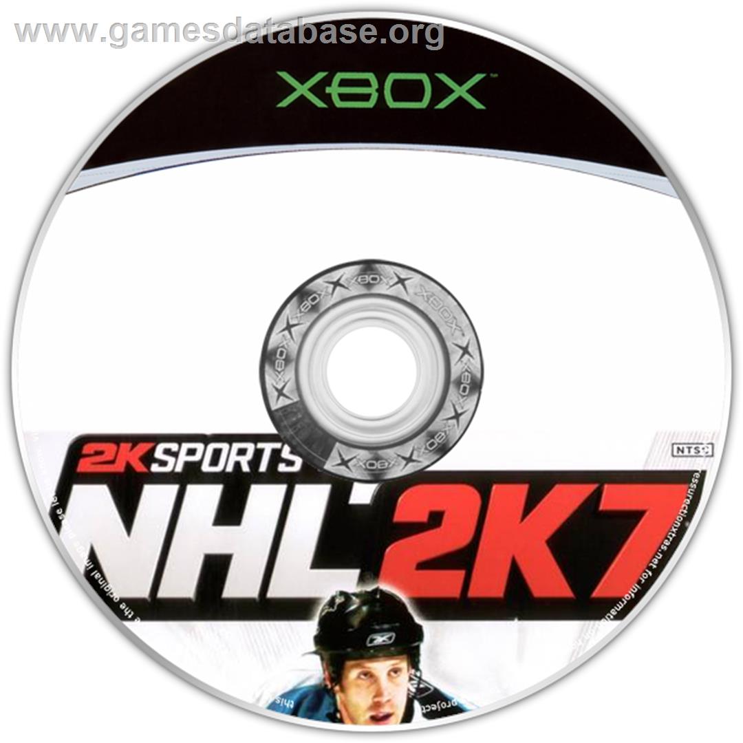 Nhl 2k7 - Microsoft Xbox - Artwork - CD
