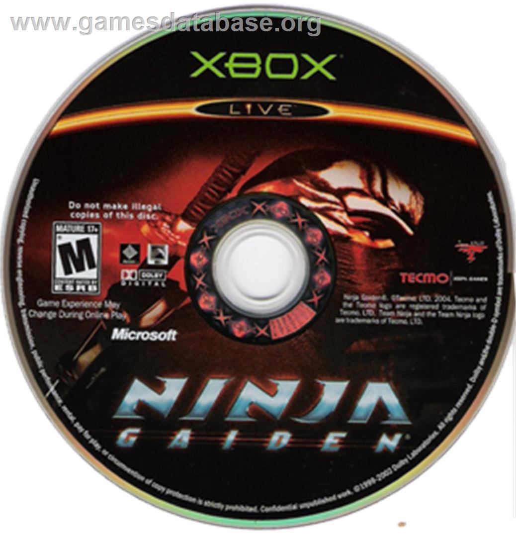 Ninja Gaiden - Microsoft Xbox - Artwork - CD