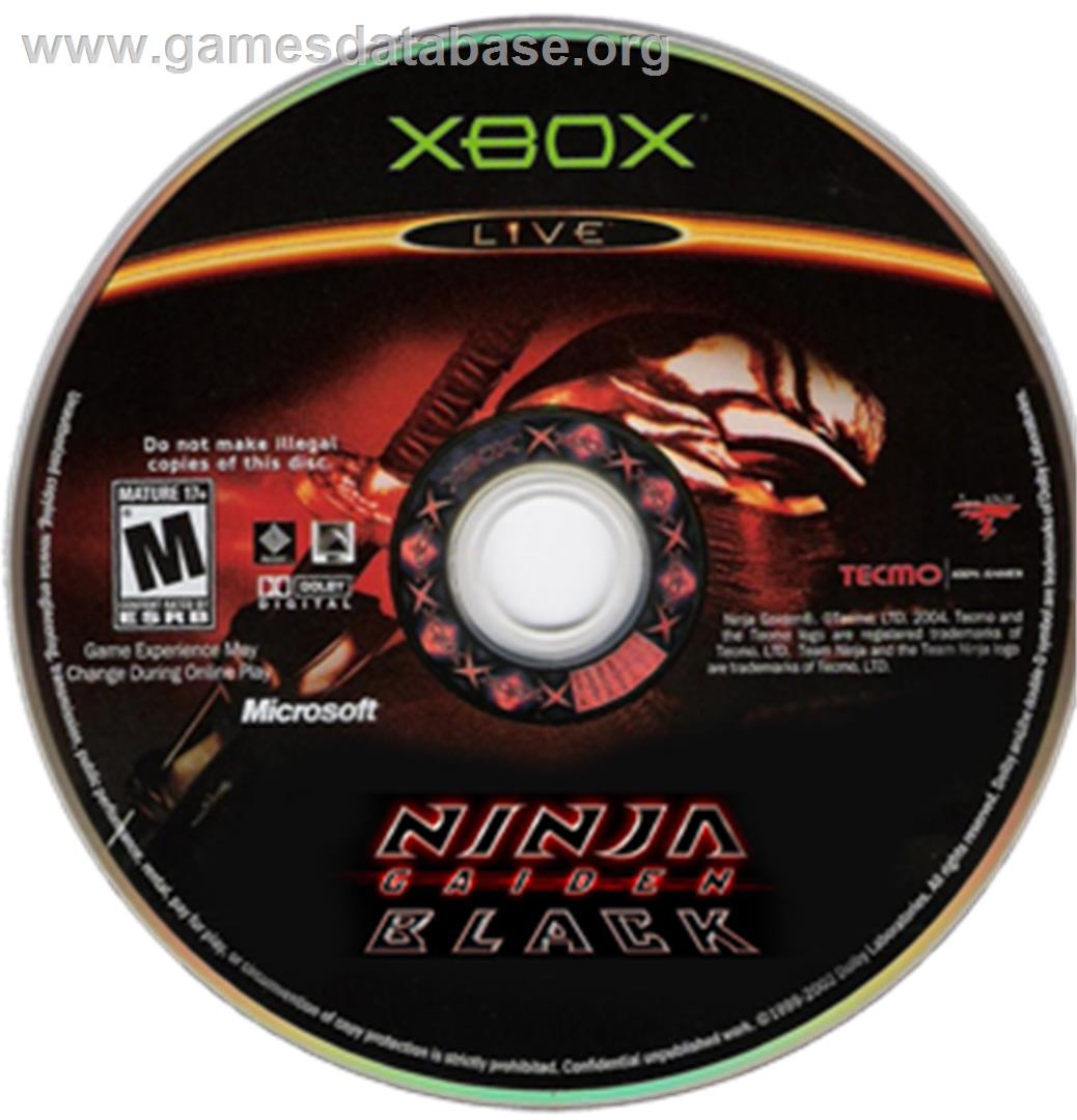 Ninja Gaiden Black - Microsoft Xbox - Artwork - CD