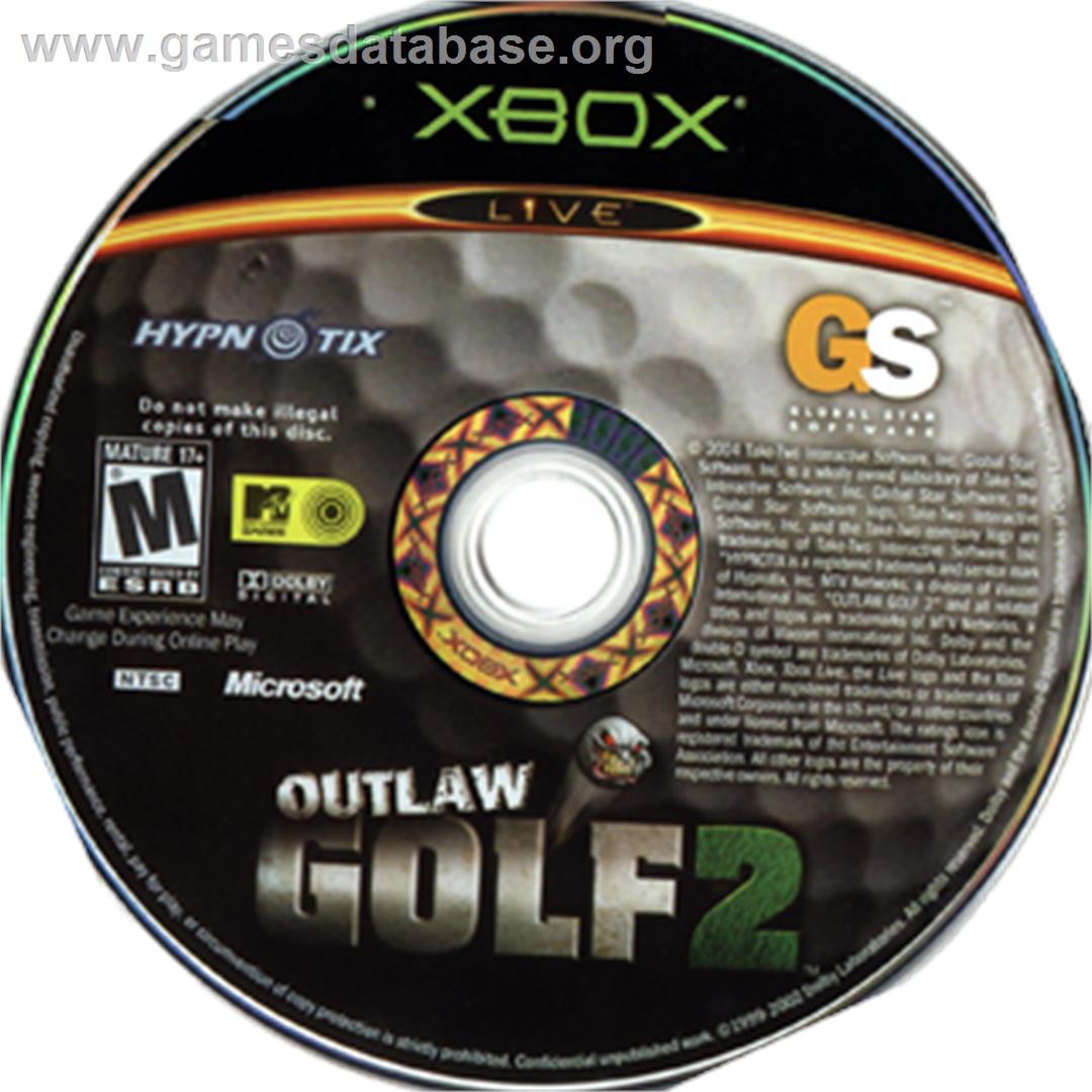 Outlaw Golf 2 - Microsoft Xbox - Artwork - CD
