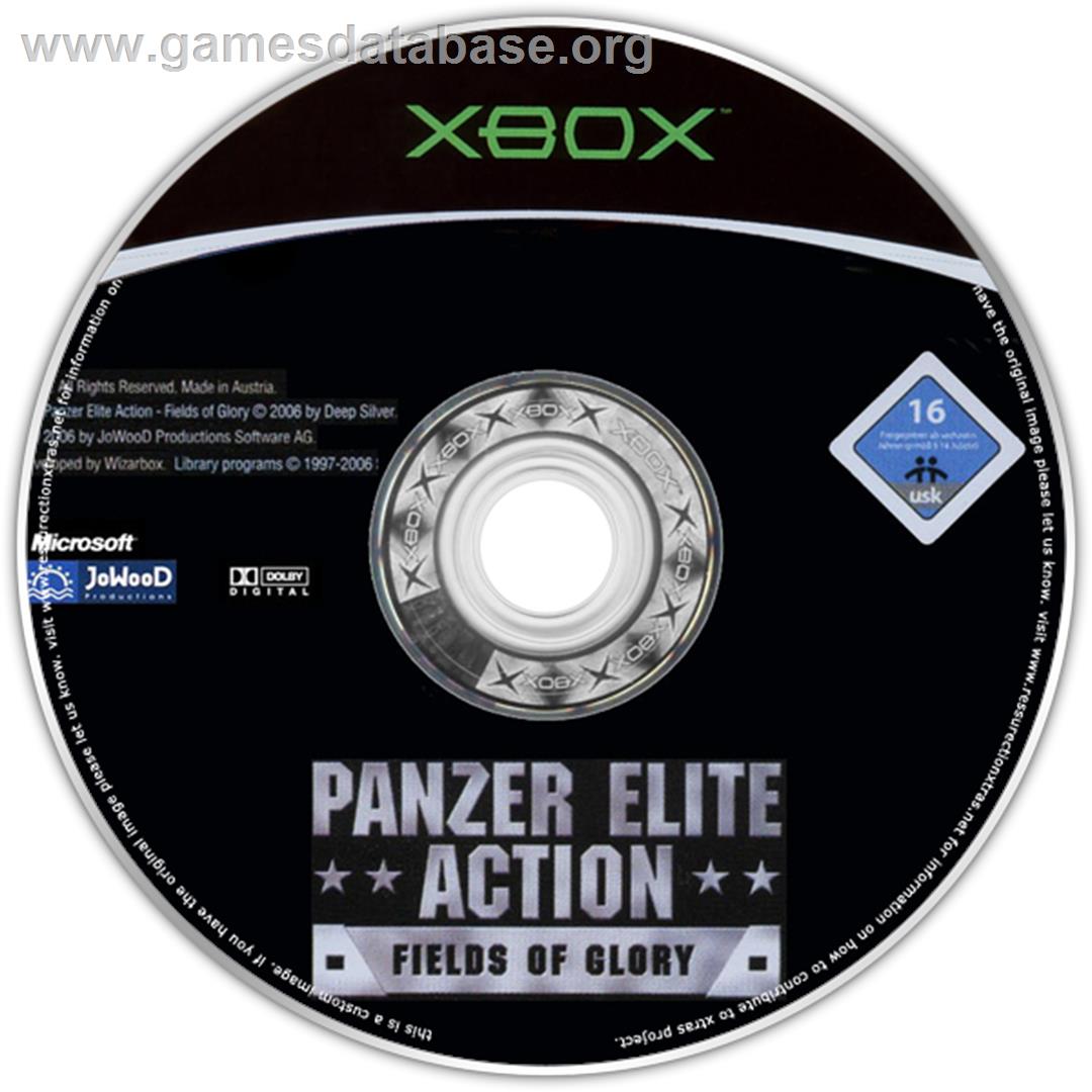 Panzer Elite Action: Fields of Glory - Microsoft Xbox - Artwork - CD