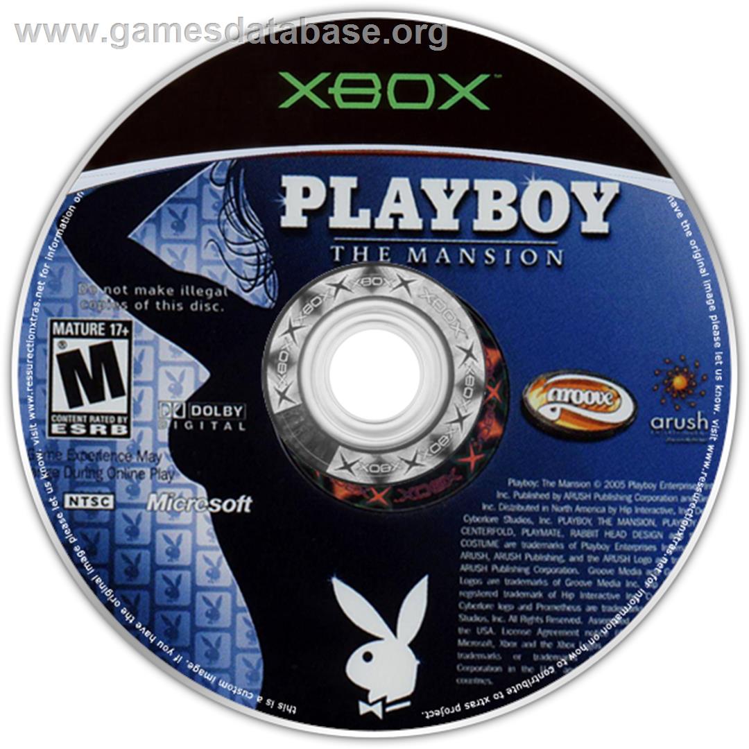 Playboy - The Mansion - Microsoft Xbox - Artwork - CD
