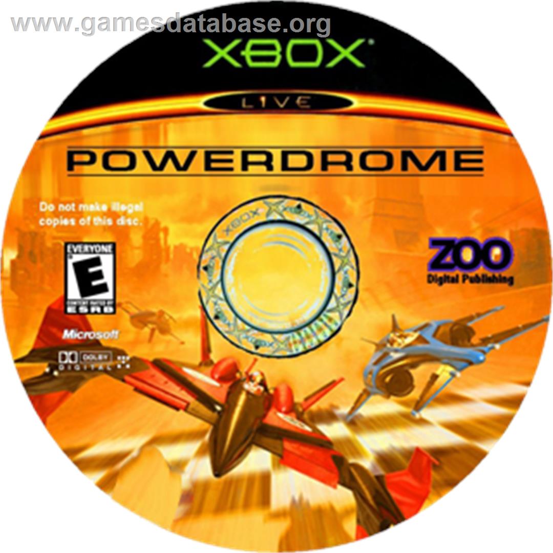 Power Drome - Microsoft Xbox - Artwork - CD